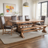 Grassroots Aspen 88-110" Extension Table in Earth from Home Trends & Design - Luna Furniture