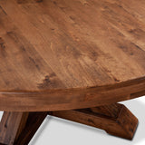 Grassroots Aspen 60" Round Dining Table in Earth from Home Trends & Design - Luna Furniture