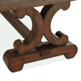 Grassroots Maxwell 108"-144" Extension Table in Chestnut from Home Trends & Design - Luna Furniture