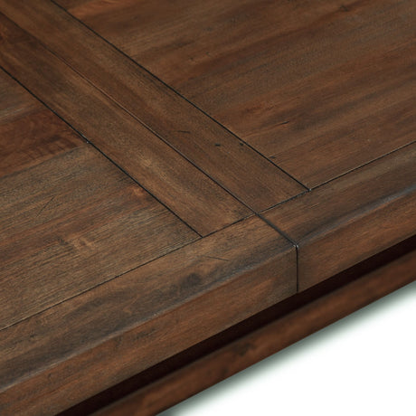 Grassroots Maxwell 108"-144" Extension Table in Chestnut from Home Trends & Design - Luna Furniture