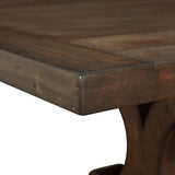 Grassroots Maxwell 108"-144" Extension Table in Chestnut from Home Trends & Design - Luna Furniture