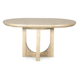 Grassroots Mission 42-60" Round Extension Dining Table in Gray Birch from Home Trends & Design - Luna Furniture