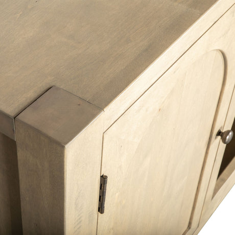 Grassroots Mission 80" Sideboard in Gray Birch from Home Trends & Design - Luna Furniture
