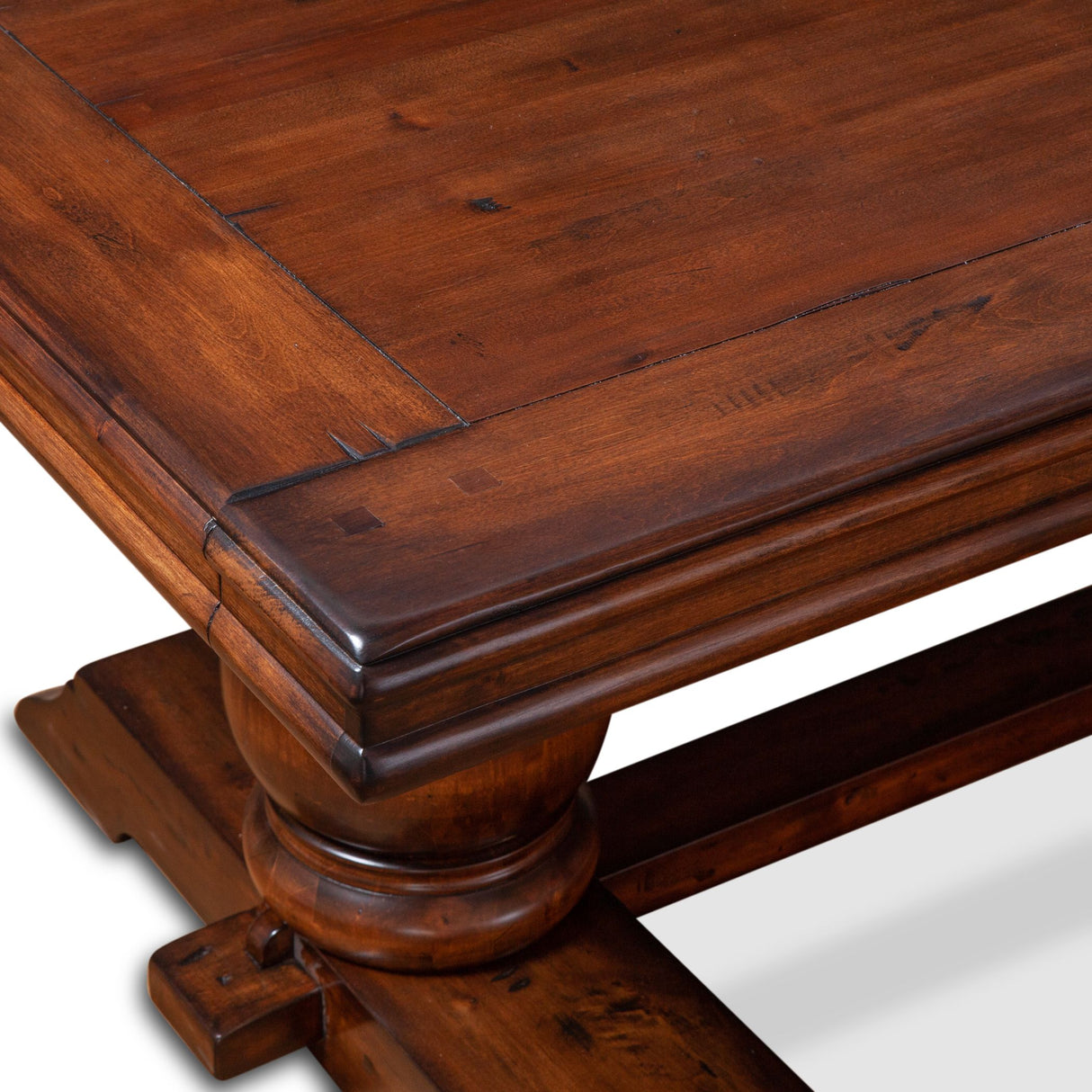 Grassroots Tuscany 83-128" Extension Table in Chestnut from Home Trends & Design - Luna Furniture