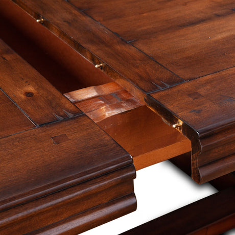 Grassroots Tuscany 83-128" Extension Table in Chestnut from Home Trends & Design - Luna Furniture