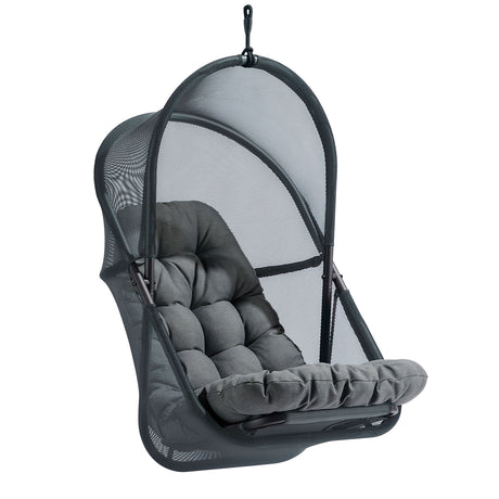 Breeze Dark Gray Swing Chair from Furniture of America - Luna Furniture
