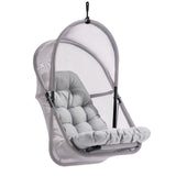 Breeze Light Gray Swing Chair from Furniture of America - Luna Furniture