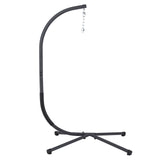 Wave Black Stand from Furniture of America - Luna Furniture