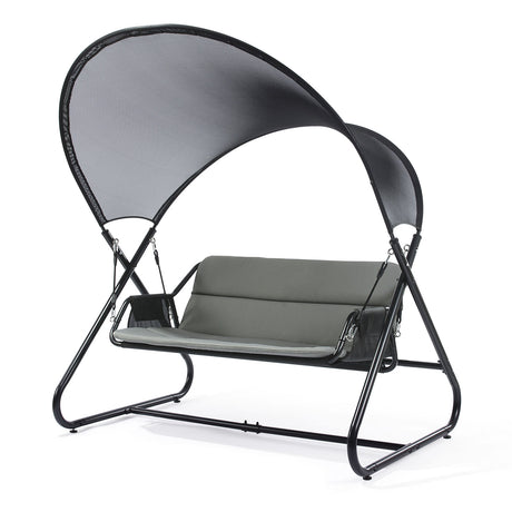 Sandor Black Swing Chair from Furniture of America - Luna Furniture