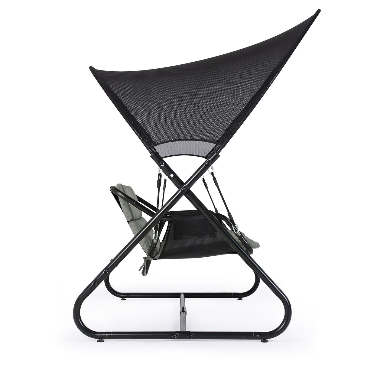 Sandor Black Swing Chair from Furniture of America - Luna Furniture