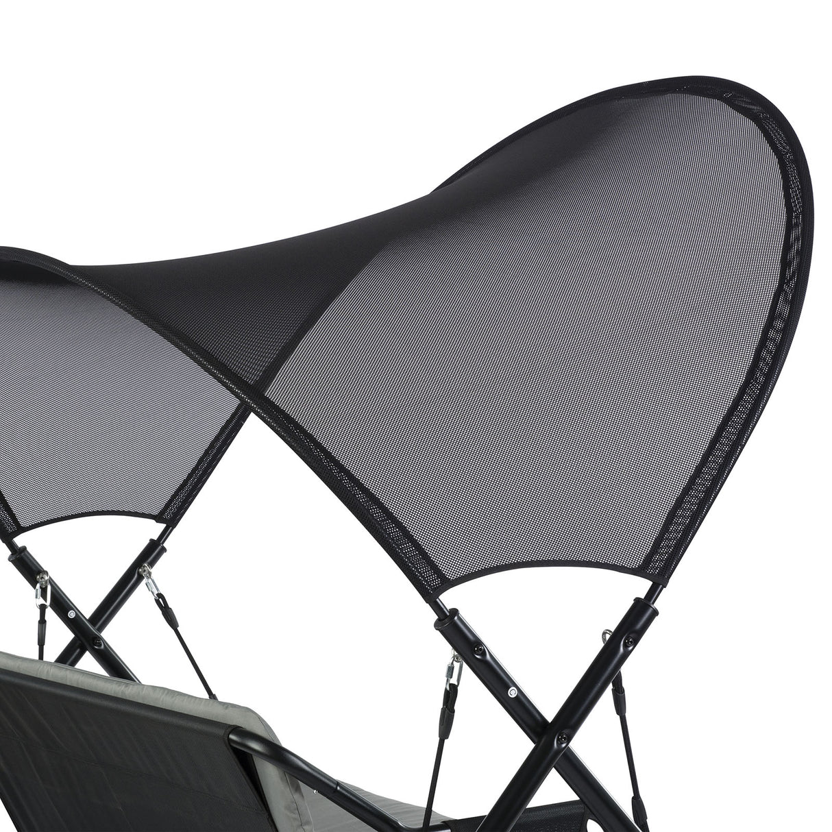Sandor Black Swing Chair from Furniture of America - Luna Furniture