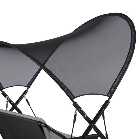 Sandor Black Swing Chair from Furniture of America - Luna Furniture