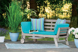 Maui Gray/Turquoise Convertible Sofa Daybed from Furniture of America - Luna Furniture