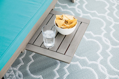 Maui Gray/Turquoise Convertible Sofa Daybed from Furniture of America - Luna Furniture