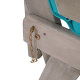Maui Gray/Turquoise Convertible Sofa Daybed from Furniture of America - Luna Furniture