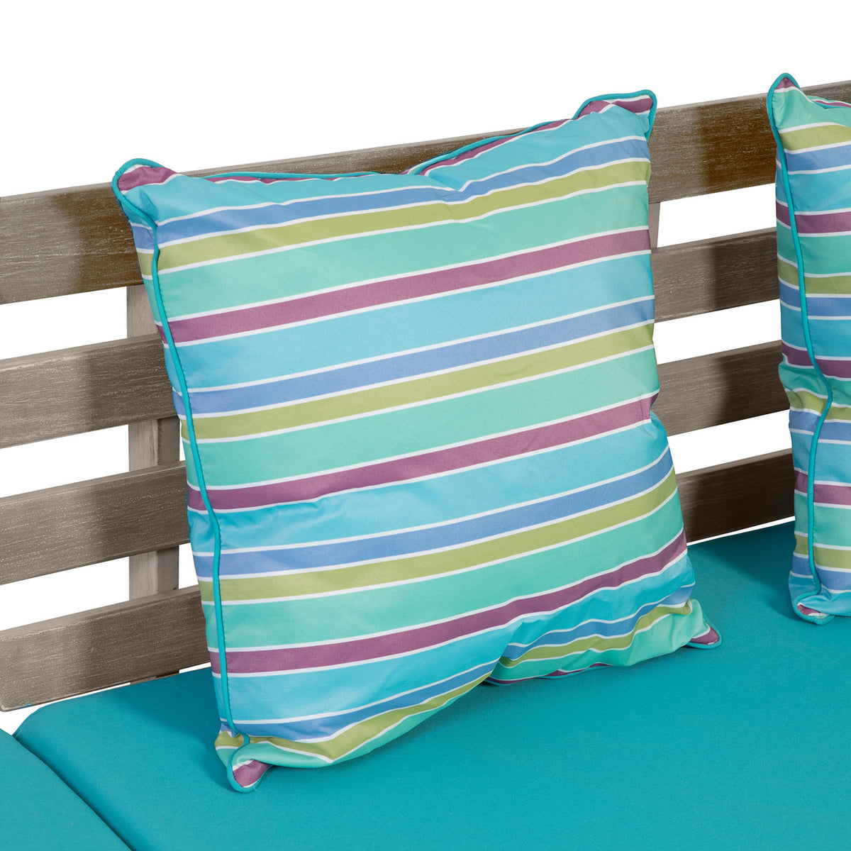 Maui Gray/Turquoise Convertible Sofa Daybed from Furniture of America - Luna Furniture