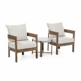 Lotus Natural Tone/Beige 3-PC Patio Set from Furniture of America - Luna Furniture