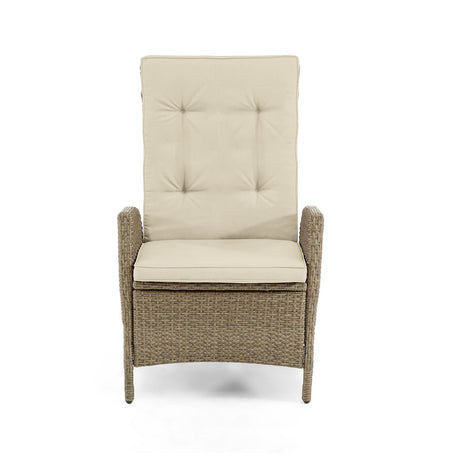 Mackay Beige/Natural Reclining Chair, Set of 2 from Furniture of America - Luna Furniture