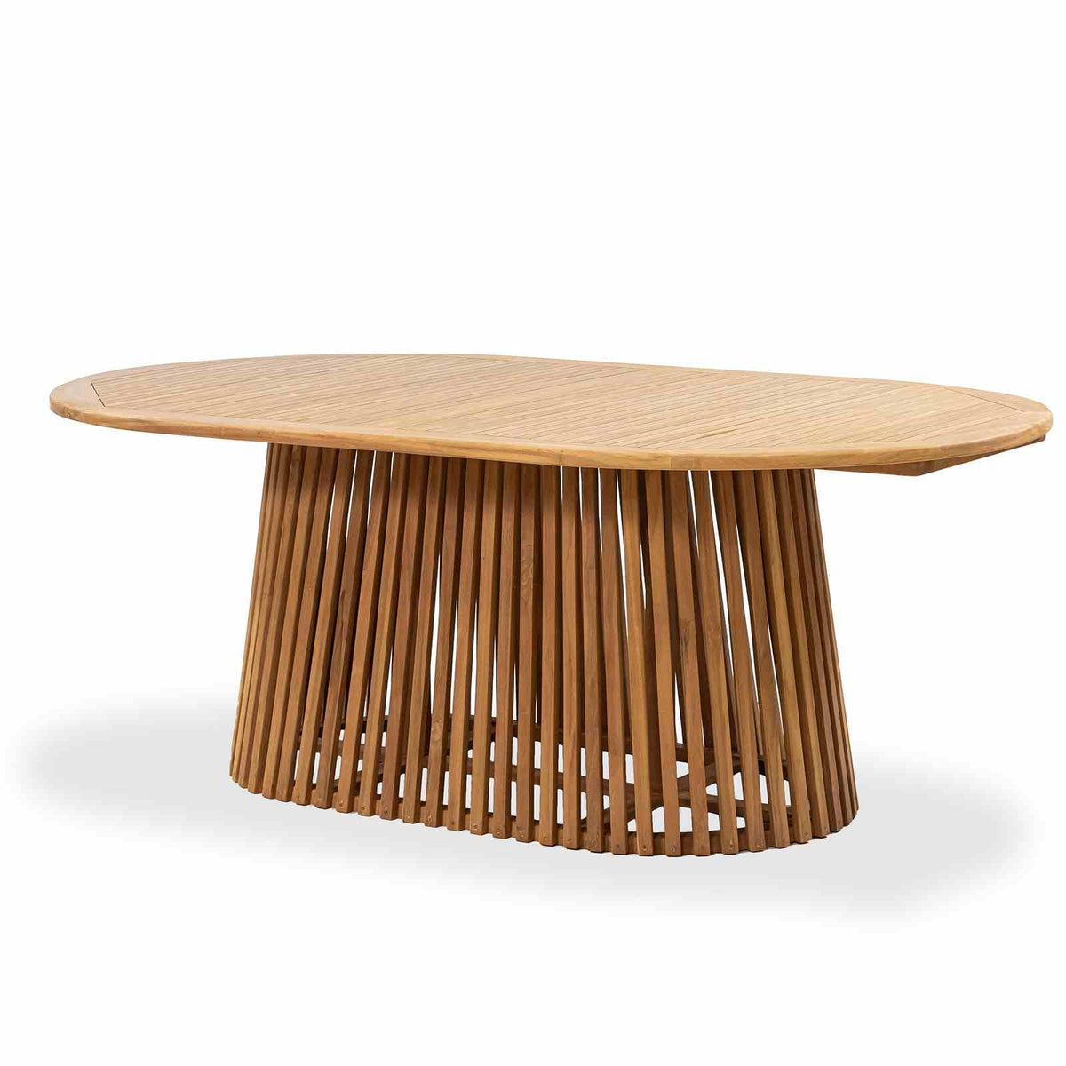 Lovina Natural Oval Dining Table from Furniture of America - Luna Furniture