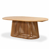 Lovina Natural Oval Dining Table from Furniture of America - Luna Furniture