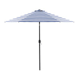 Halo Blue/White/Black Market Umbrella from Furniture of America - Luna Furniture