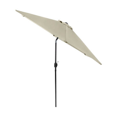 Halo Canvas Stone Round Tilting Umbrella from Furniture of America - Luna Furniture