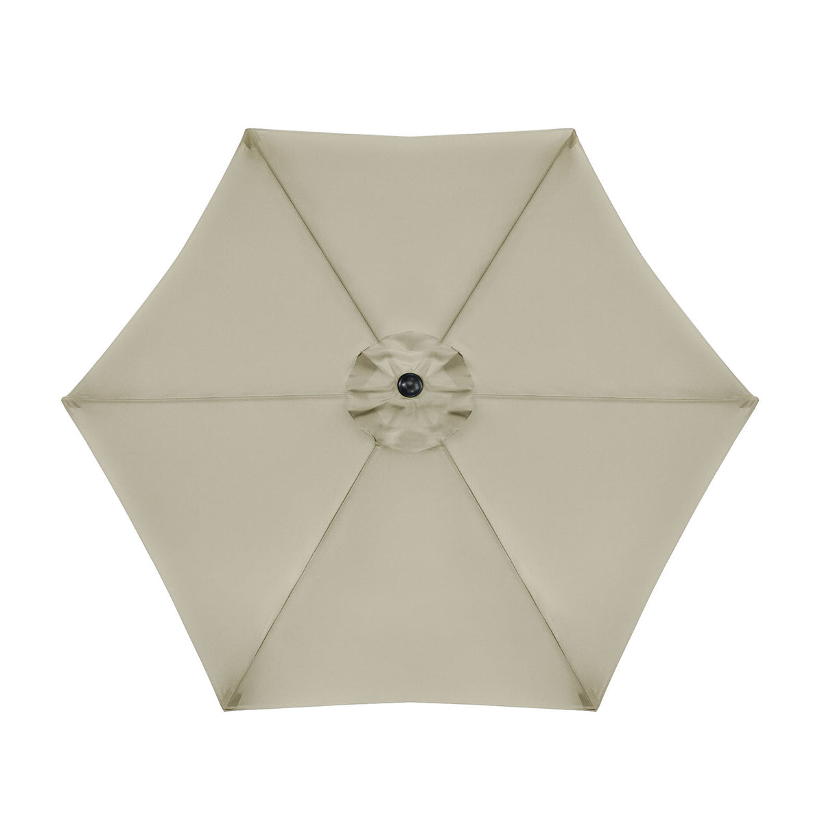 Halo Canvas Stone Round Tilting Umbrella from Furniture of America - Luna Furniture