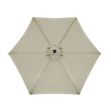 Halo Canvas Stone Round Tilting Umbrella from Furniture of America - Luna Furniture