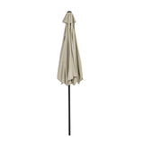 Halo Canvas Stone Round Tilting Umbrella from Furniture of America - Luna Furniture