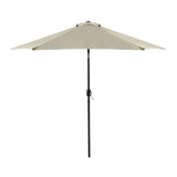 Halo Canvas Stone Round Tilting Umbrella from Furniture of America - Luna Furniture