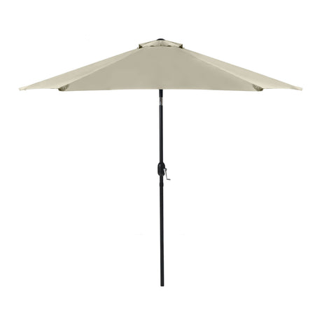 Halo Canvas Stone Round Tilting Umbrella from Furniture of America - Luna Furniture