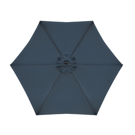 Halo Dark Sapphire Round Tilting Umbrella from Furniture of America - Luna Furniture