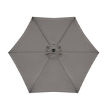 Halo Graphite Round Tilting Umbrella from Furniture of America - Luna Furniture
