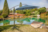 Glam Light Sapphire Cantilever Umbrella w/ LED from Furniture of America - Luna Furniture
