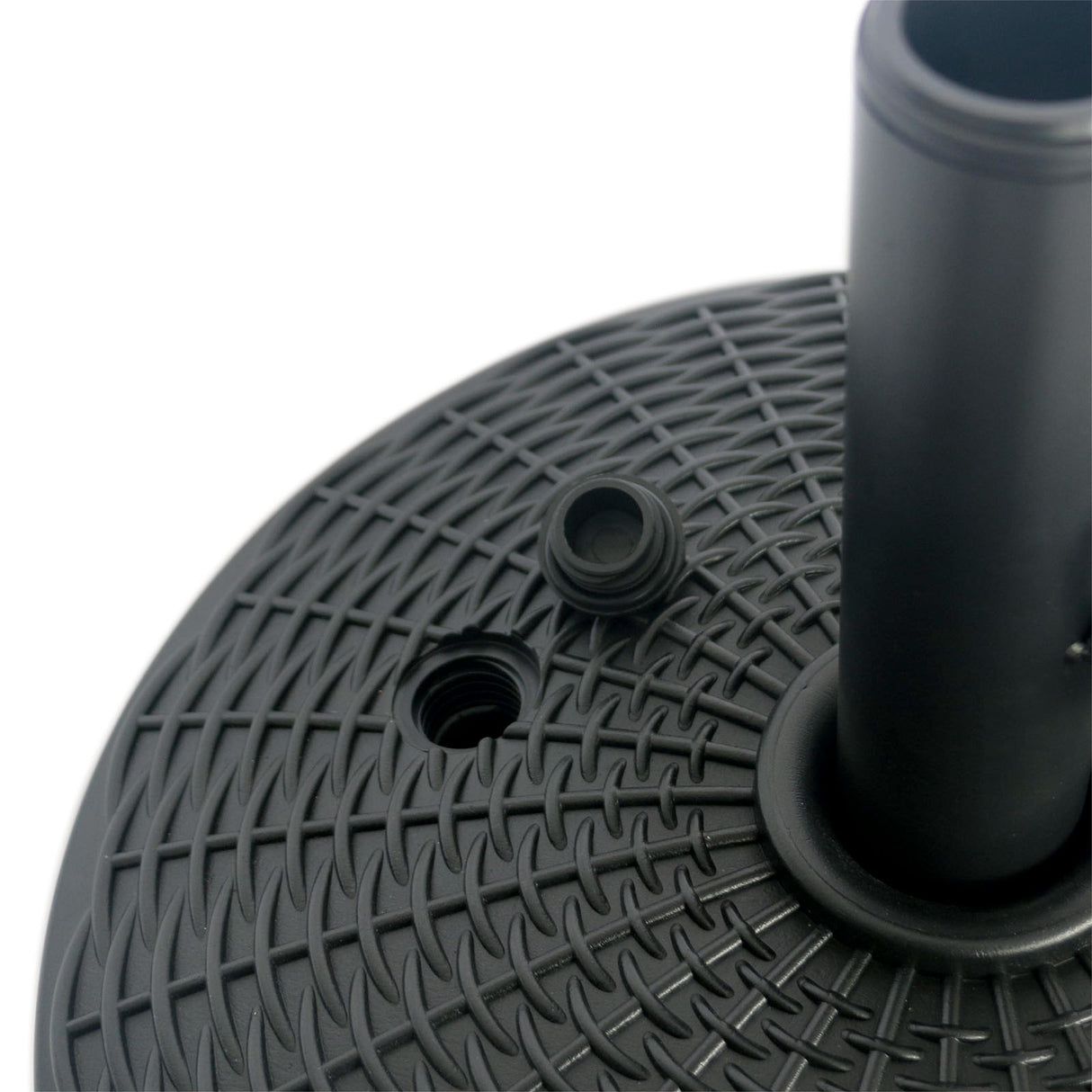 Fab Black Round Umbrella Base from Furniture of America - Luna Furniture