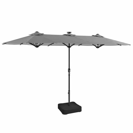 Musa Gray Rectangular Market Umbrella from Furniture of America - Luna Furniture