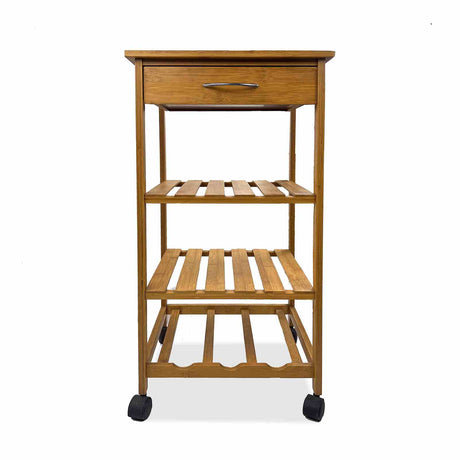 Potter Natural Trolley from Furniture of America - Luna Furniture