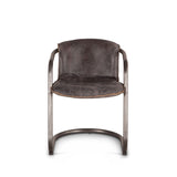 Portofino 22" Dining Chair in Antique Ebony Leather, Set of 2 from Home Trends & Design - Luna Furniture