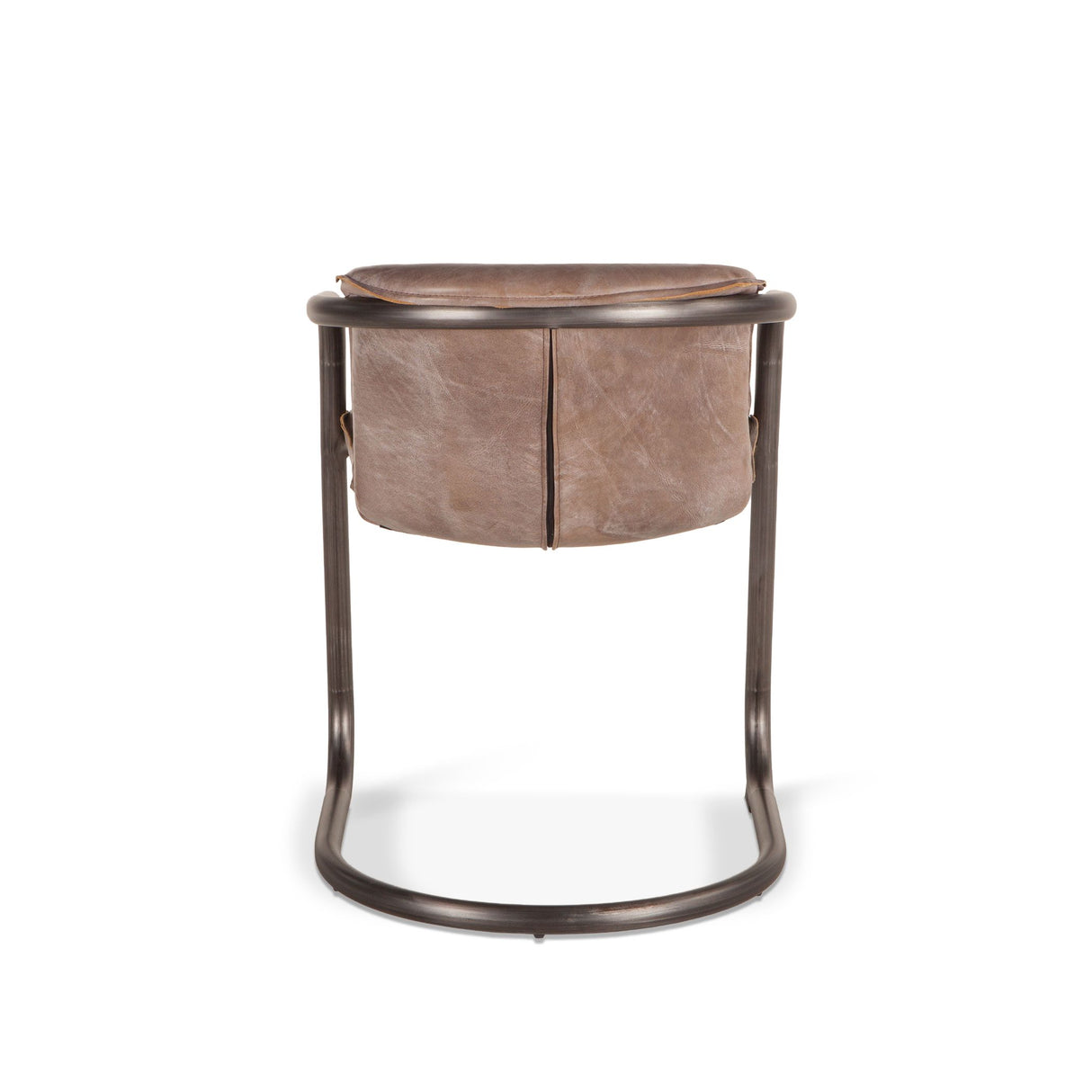 Portofino 22" Dining Chair in Jet Brown Leather, Set of 2 from Home Trends & Design - Luna Furniture