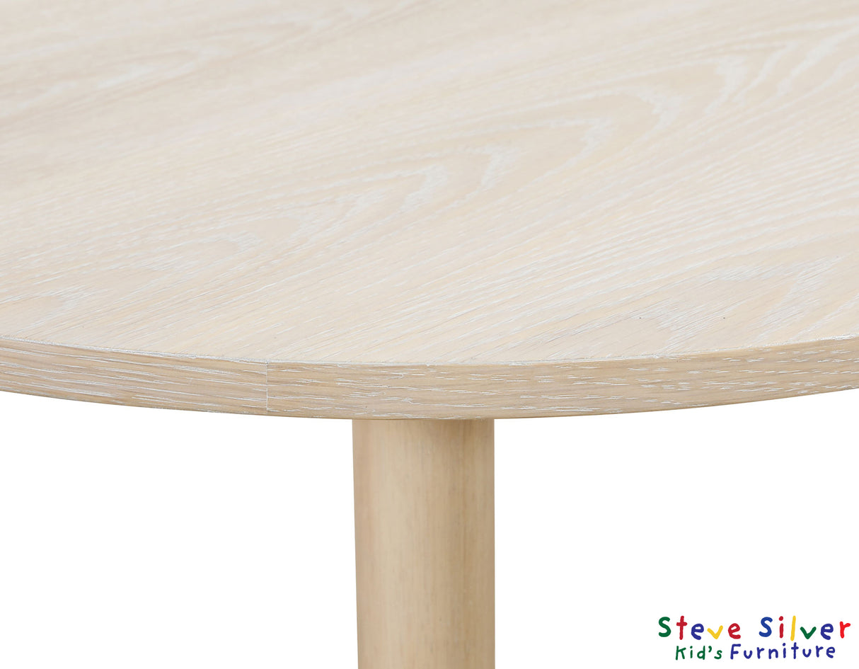 Gabby Washed Oak 5-Piece Kids Dining Table Set from Steve Silver - Luna Furniture