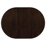 Gabriel Cappuccino 5-piece Extension Leaf Dining Table Set from Coaster - Luna Furniture