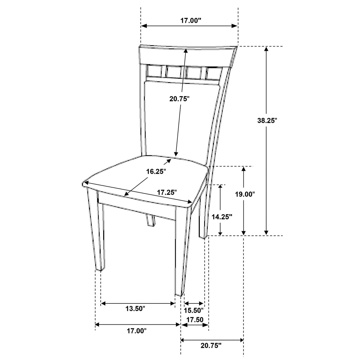 Gabriel Cappuccino 7-Piece Extension Leaf Dining Table Set from Coaster - Luna Furniture