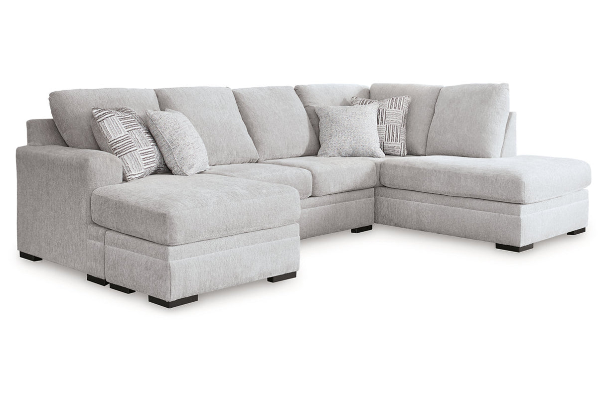 Gabyleigh Nickel 2-Piece Sectional with Chaise from Ashley - Luna Furniture