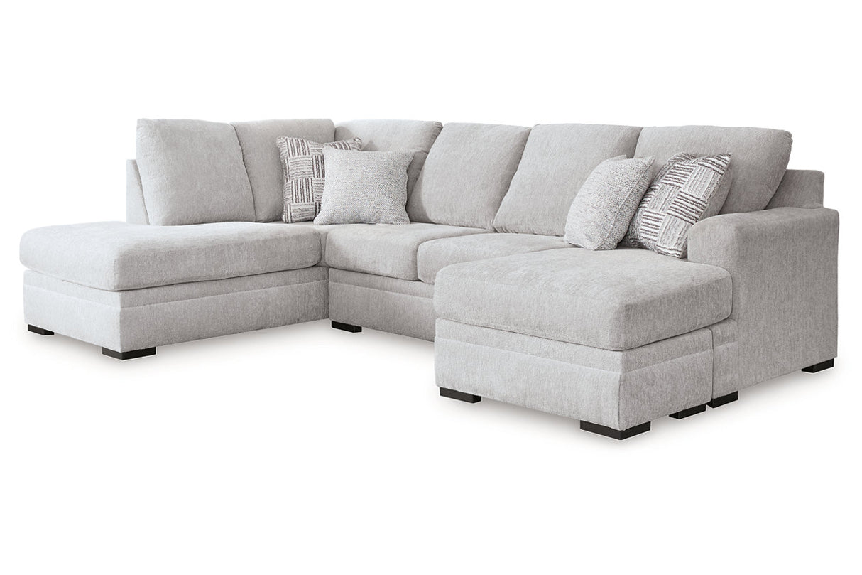 Gabyleigh Nickel 2-Piece Sectional with Chaise from Ashley - Luna Furniture