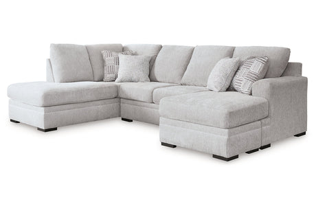 Gabyleigh Nickel 2-Piece Sectional with Chaise from Ashley - Luna Furniture