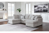 Gabyleigh Nickel 2-Piece Sectional with Chaise from Ashley - Luna Furniture