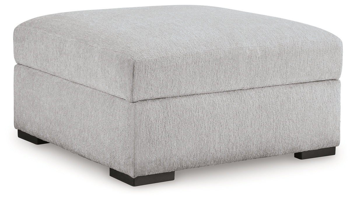 Gabyleigh Nickel Ottoman With Storage from Ashley - Luna Furniture