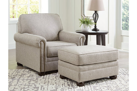 Gaelon Dune Chair and Ottoman from Ashley - Luna Furniture