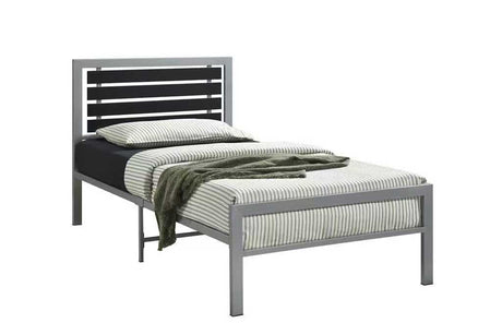 Gain Silver Metal Twin Platform Bed from Happy Homes - Luna Furniture