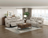 Gainesville Pewter Double Reclining Sofa from Homelegance - Luna Furniture